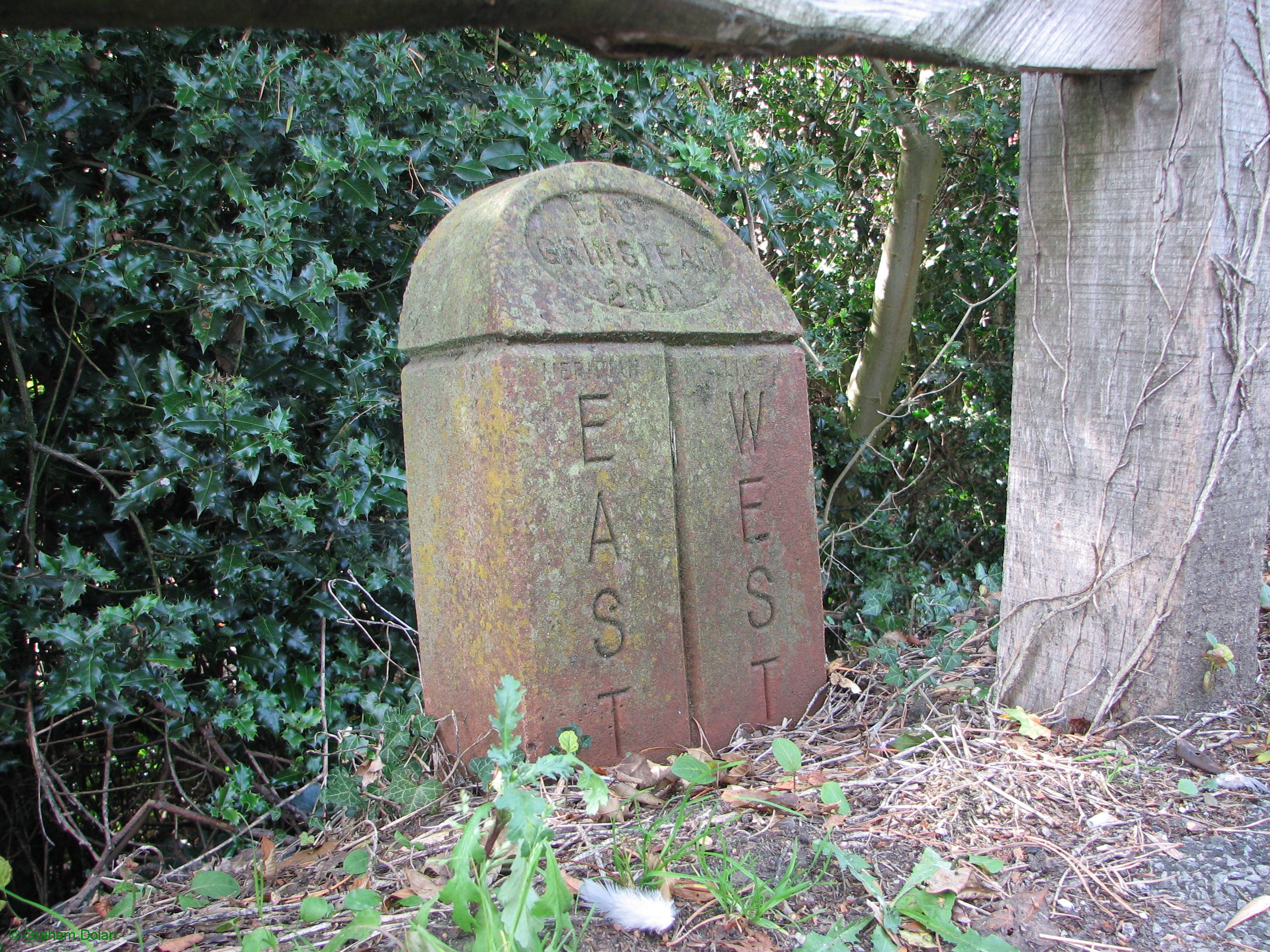 Greenwich Meridian Marker; England; West Sussex; East Grinstead